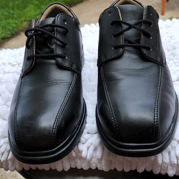 BLUNDSTONE BLACK STEEL TOE OXFORDS SIZE 8.5 VERY TOUGH LEATHER ? main image 6